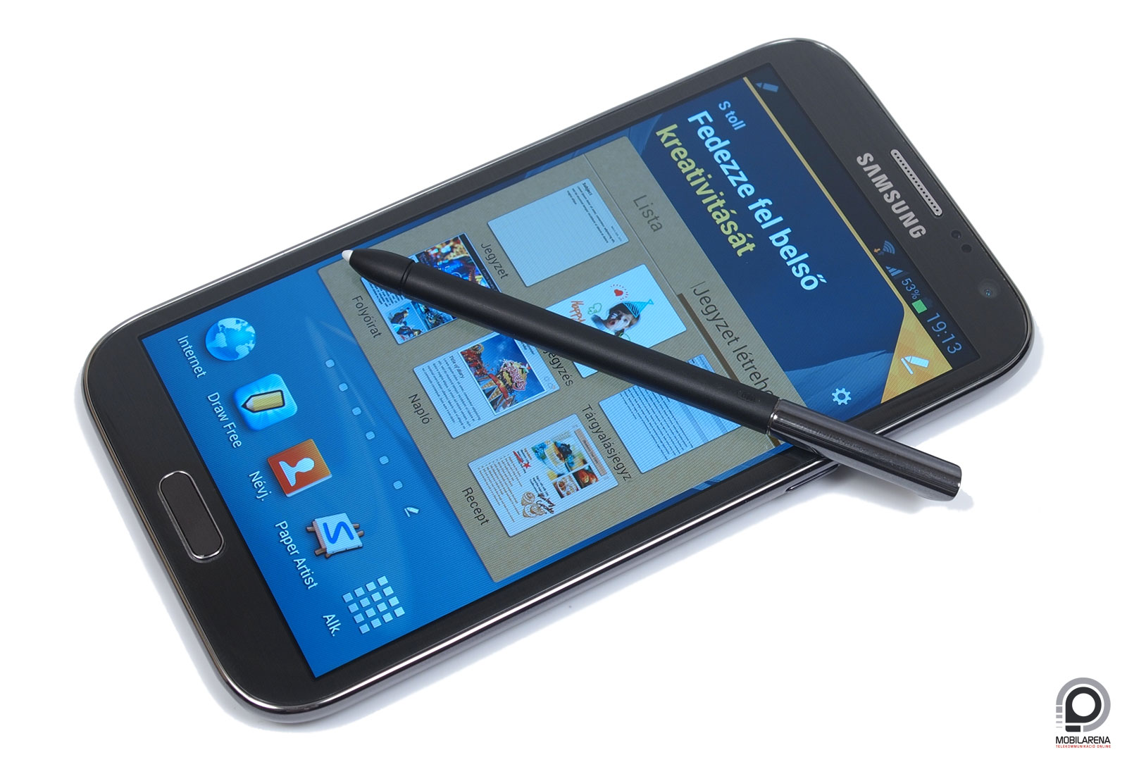 Samsung Galaxy Note II - kifinomult óriás - Mobilarena Okostelefon teszt