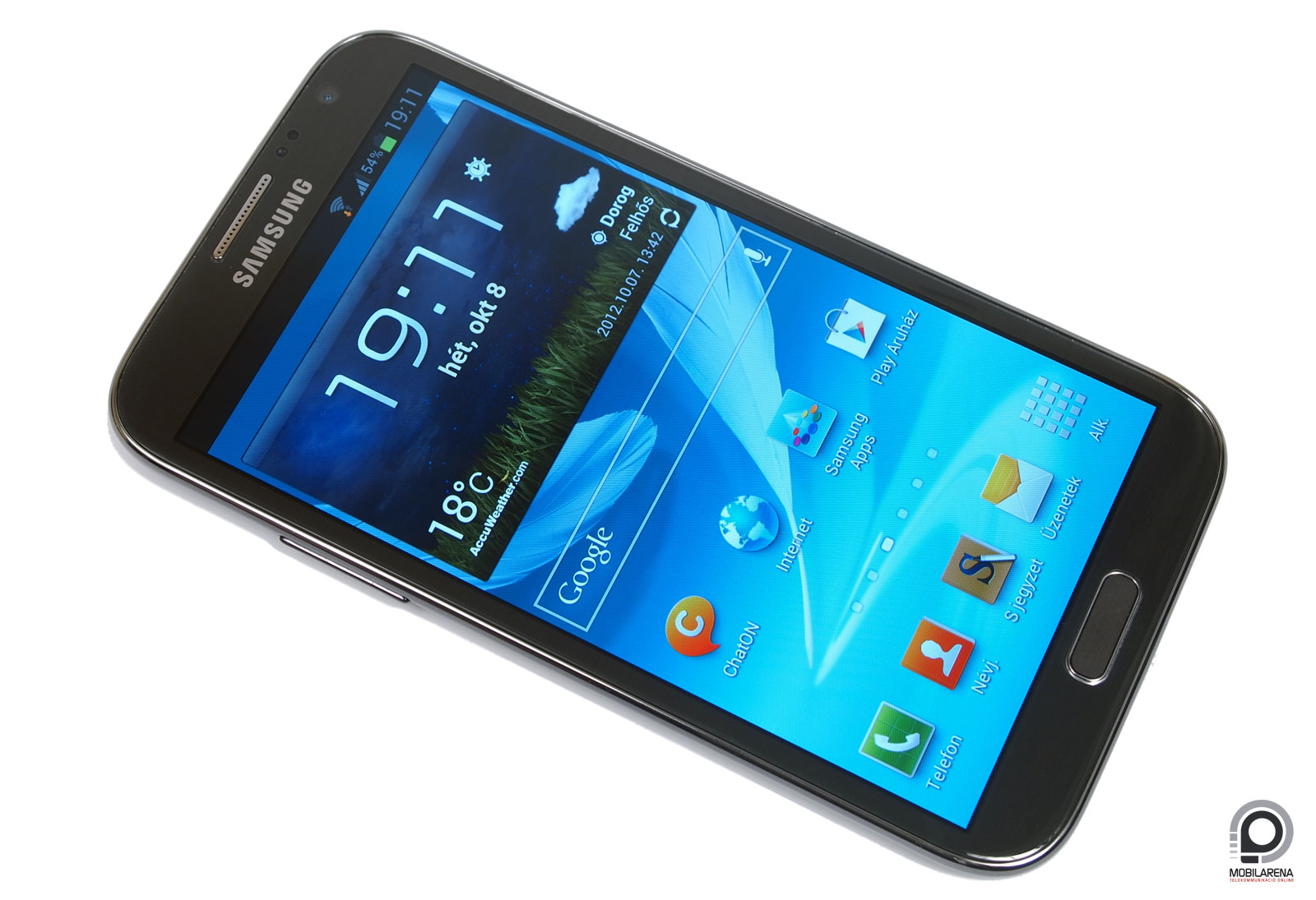 Samsung Galaxy Note II - kifinomult óriás - Mobilarena Okostelefon teszt -  Nyomtatóbarát verzió