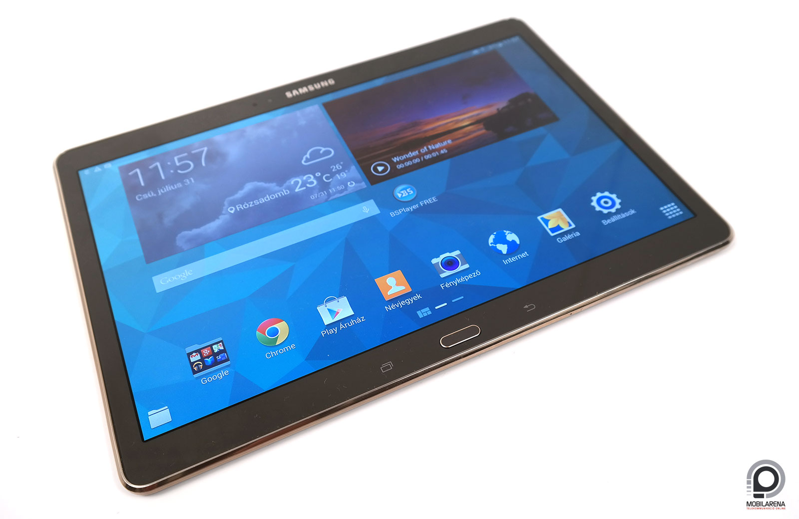 Samsung Galaxy Tab S 10.5 - magas képesítés - Mobilarena Tablet teszt -  Nyomtatóbarát verzió