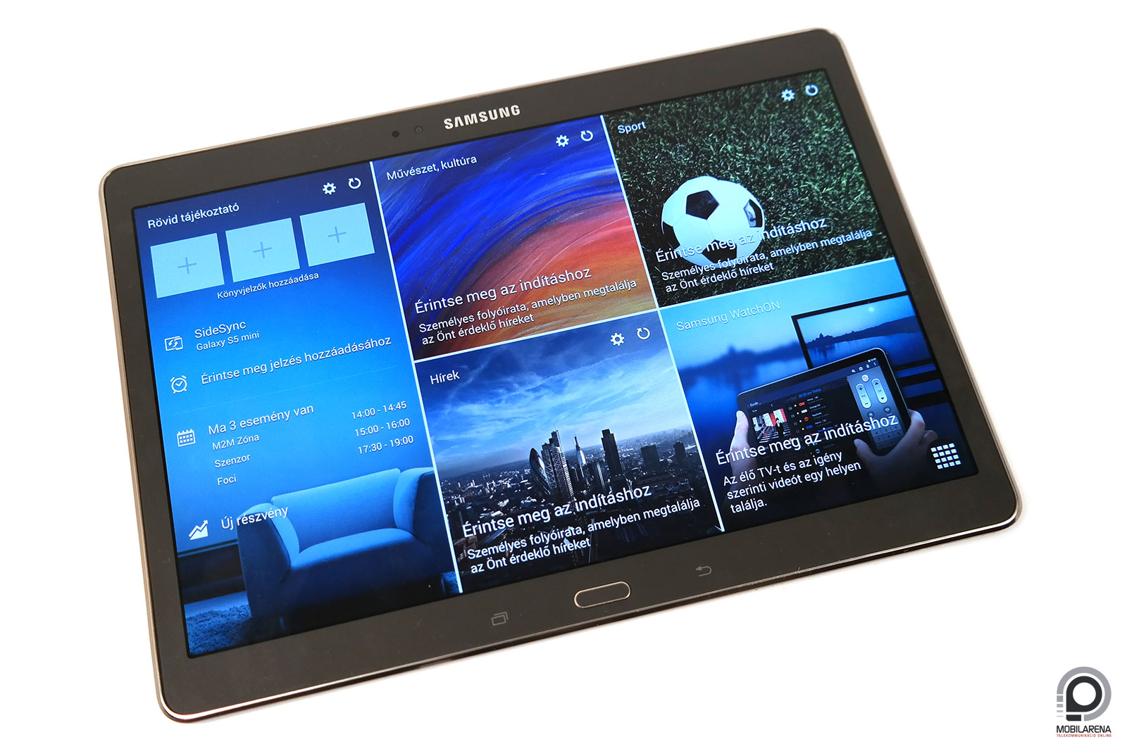 Samsung Galaxy Tab S 10.5 - magas képesítés - Mobilarena Tablet teszt -  Nyomtatóbarát verzió