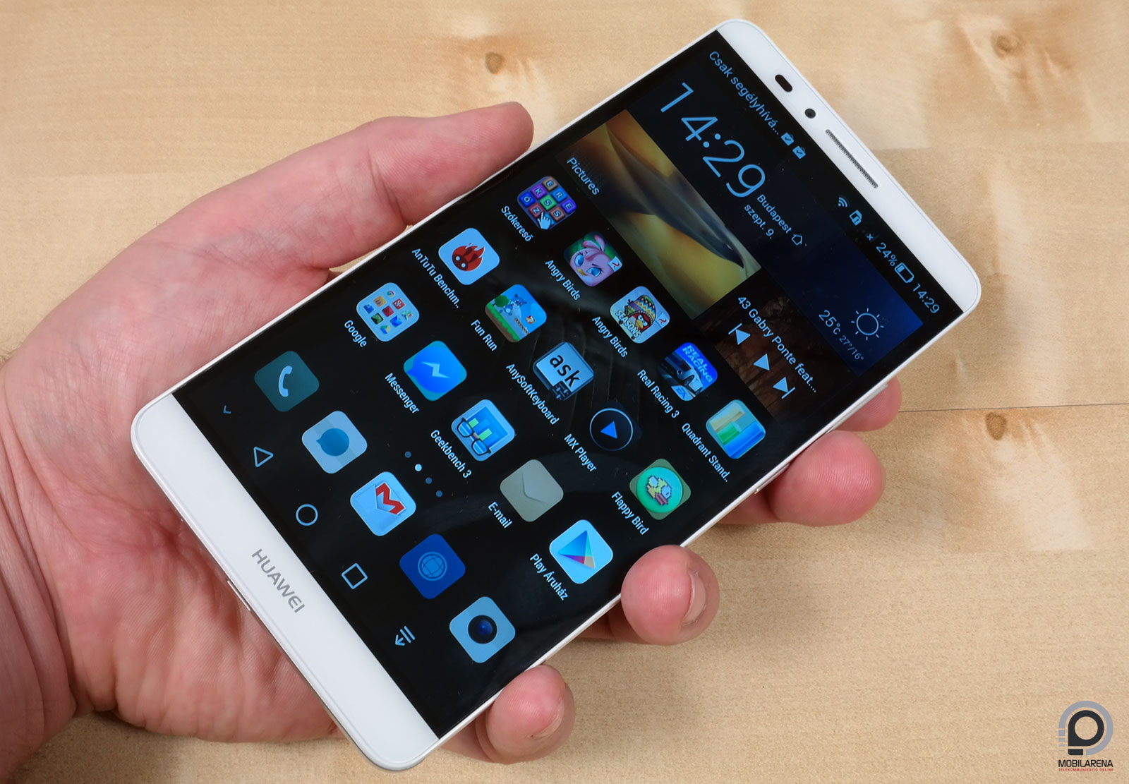 Huawei Ascend Mate7 - figyeljék a kezemet - Mobilarena Okostelefon teszt