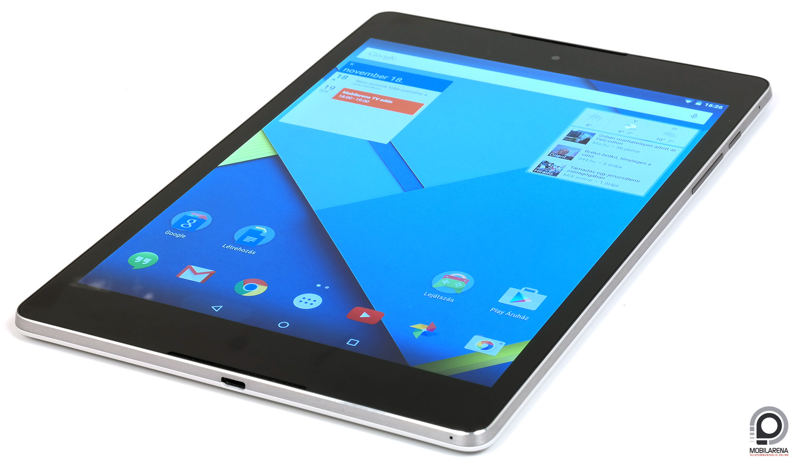 Google Nexus 9 - ötödik fokozat - Mobilarena Tablet teszt