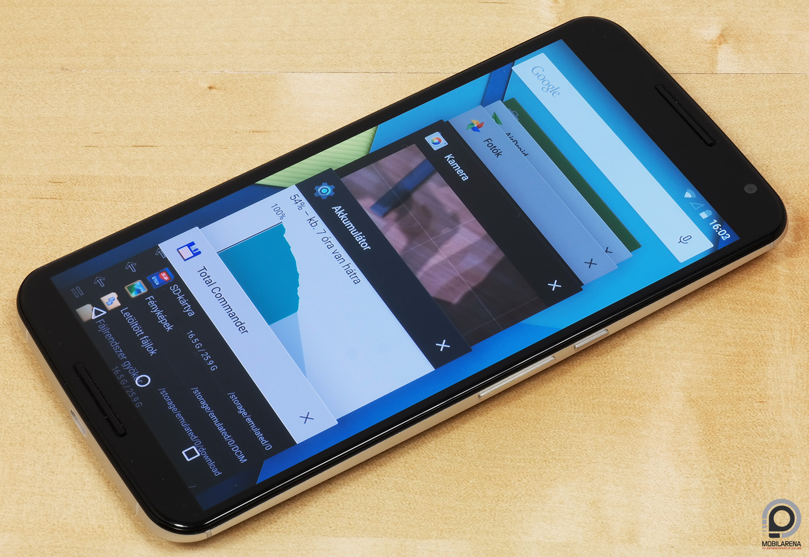 Google Nexus 6 - hatosfogat - Mobilarena Okostelefon teszt - Nyomtatóbarát  verzió