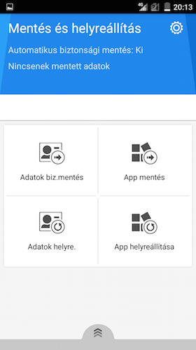 ZTE Blade S6 Mentés