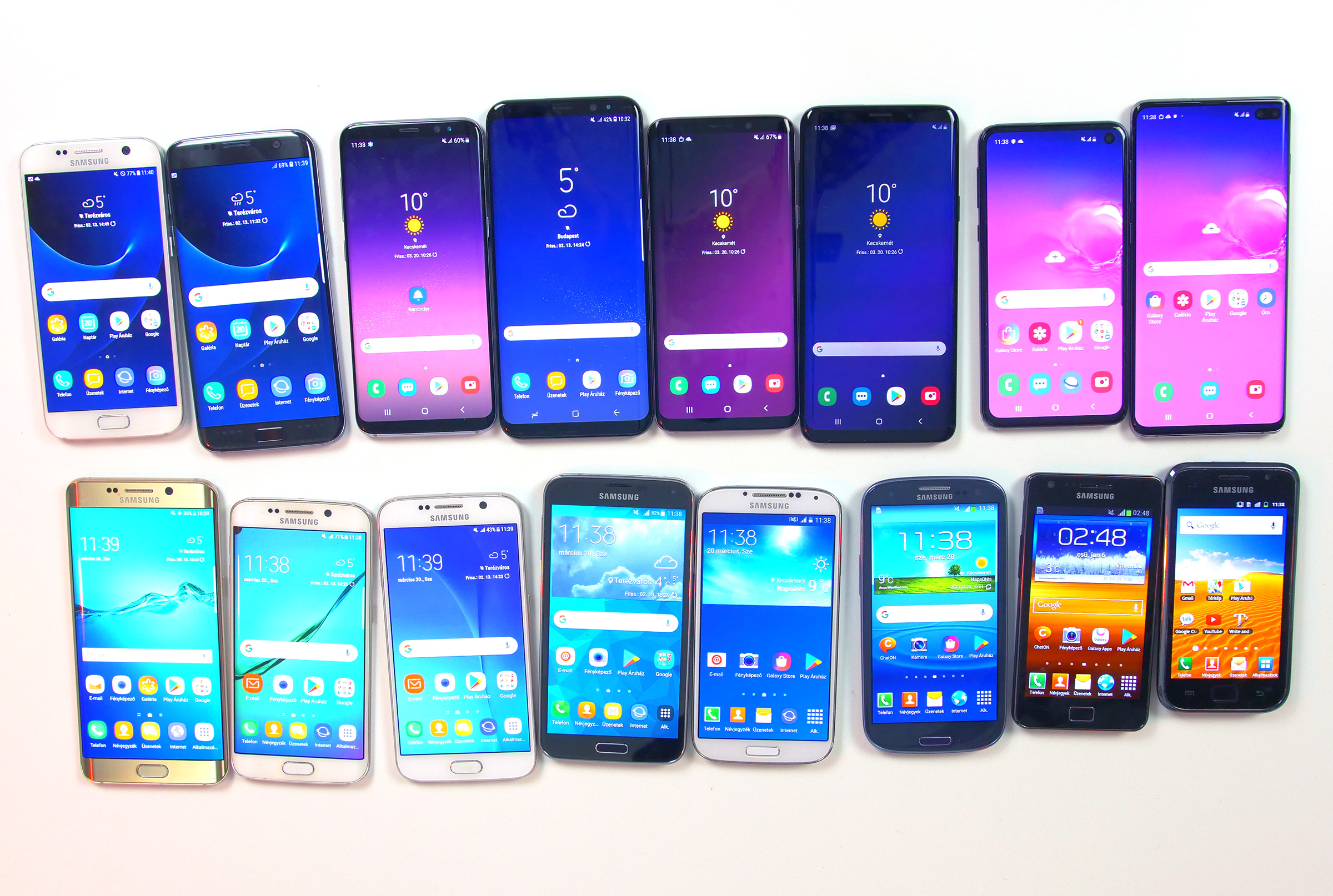 Samsung Univerzum: Mennyit változott egy csúcs okostelefon majdnem 10 év  alatt? - Hiphone - Mobiltelefon szaküzlet és szerviz